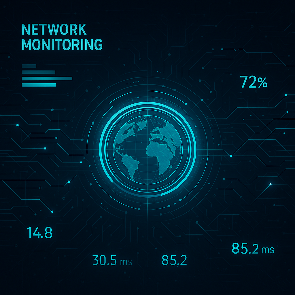 Network monitoring dashboard